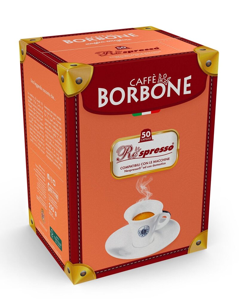 Caffè Borbone Blu compatible Nespresso®, café bleu, pack de 50 capsules