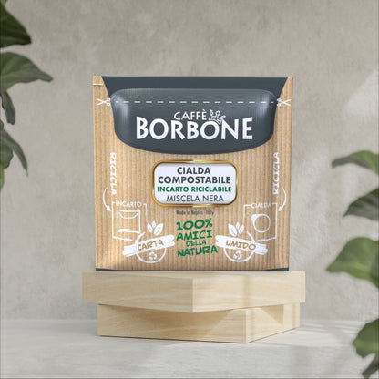 Caffè Borbone Cialde ESE 44, café noir, Pack de 100 Cialdes