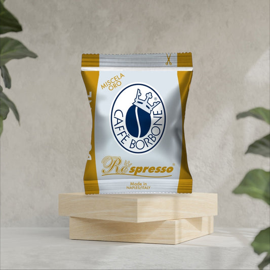 Caffè Borbone Oro compatible Nespresso®, café oro, pack de 100 capsules