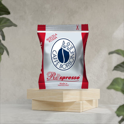 Caffè Borbone Rossa compatible Nespresso®, café rouge, pack de100 capsules