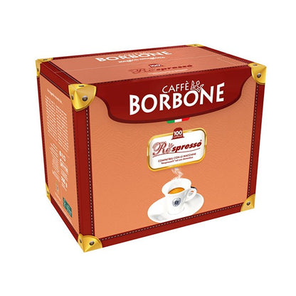 Caffè Borbone Rossa compatible Nespresso®, café rouge, pack de100 capsules