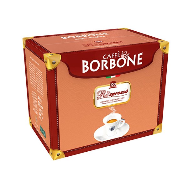 Caffè Borbone Nera compatible Nespresso®, café noir, pack de 100 capsules