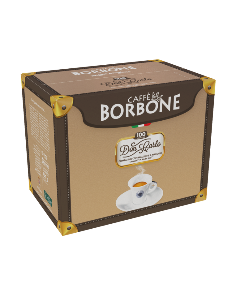 Caffè Borbone compatible Lavazza a Modo Mio®, café noir, pack de 100 capsules