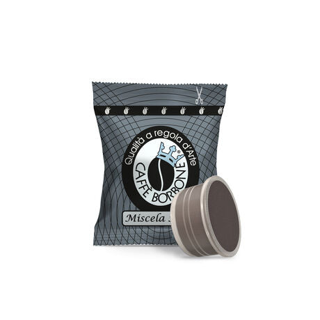 Caffè Borbone compatible Lavazza Espresso Point® Nera Pack de 100 capsules