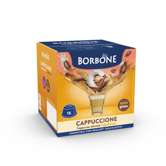 Caffè Borbone Cappuccino compatible Dolce Gusto 16 capsules