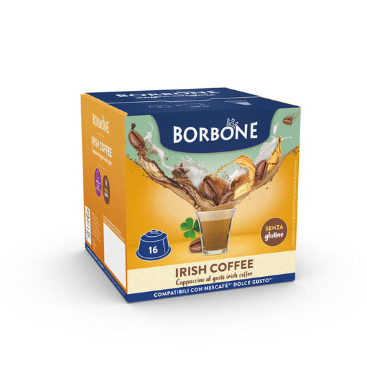 Caffè Borbone Saveur Irish Coffee compatible Dolce Gusto® 16 Capsules