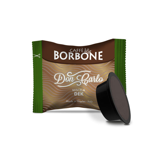 Caffè Borbone compatible Lavazza a Modo Mio®, café décaféiné, pack de 100 capsules