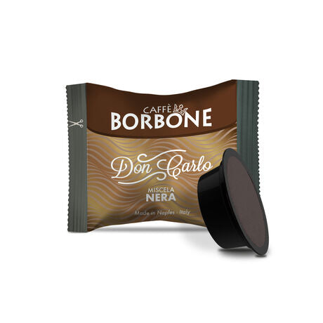 Caffè Borbone compatible Lavazza a Modo Mio®, café noir, pack de 100 capsules